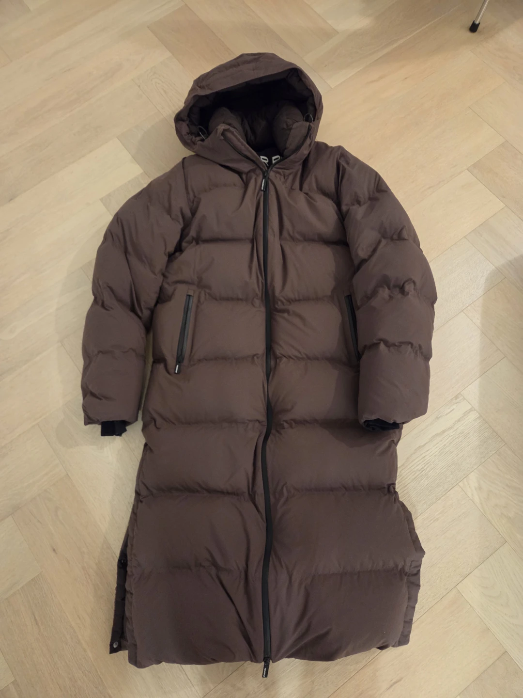 Aritzia The Super Puff Long Brown, Size S - photo 3
