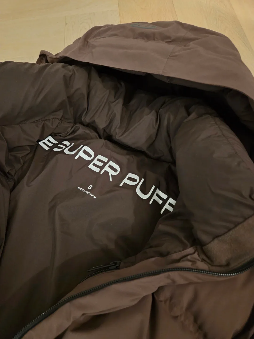 Aritzia The Super Puff Long Brown, Size S image indicator(4)