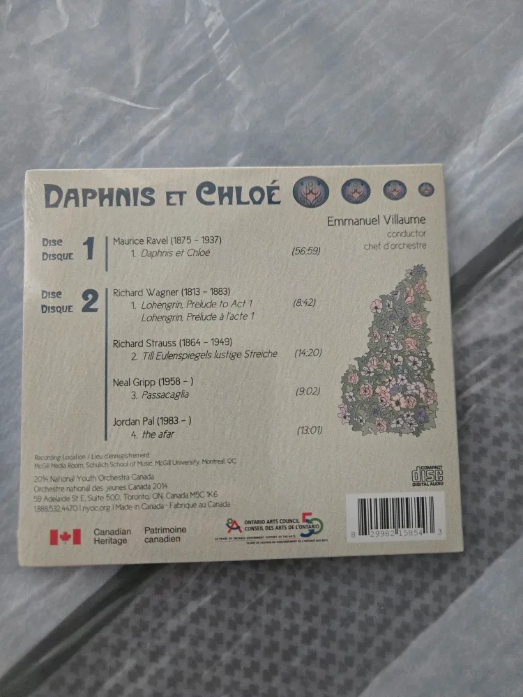 Daphnis et Chloé CD image indicator(2)