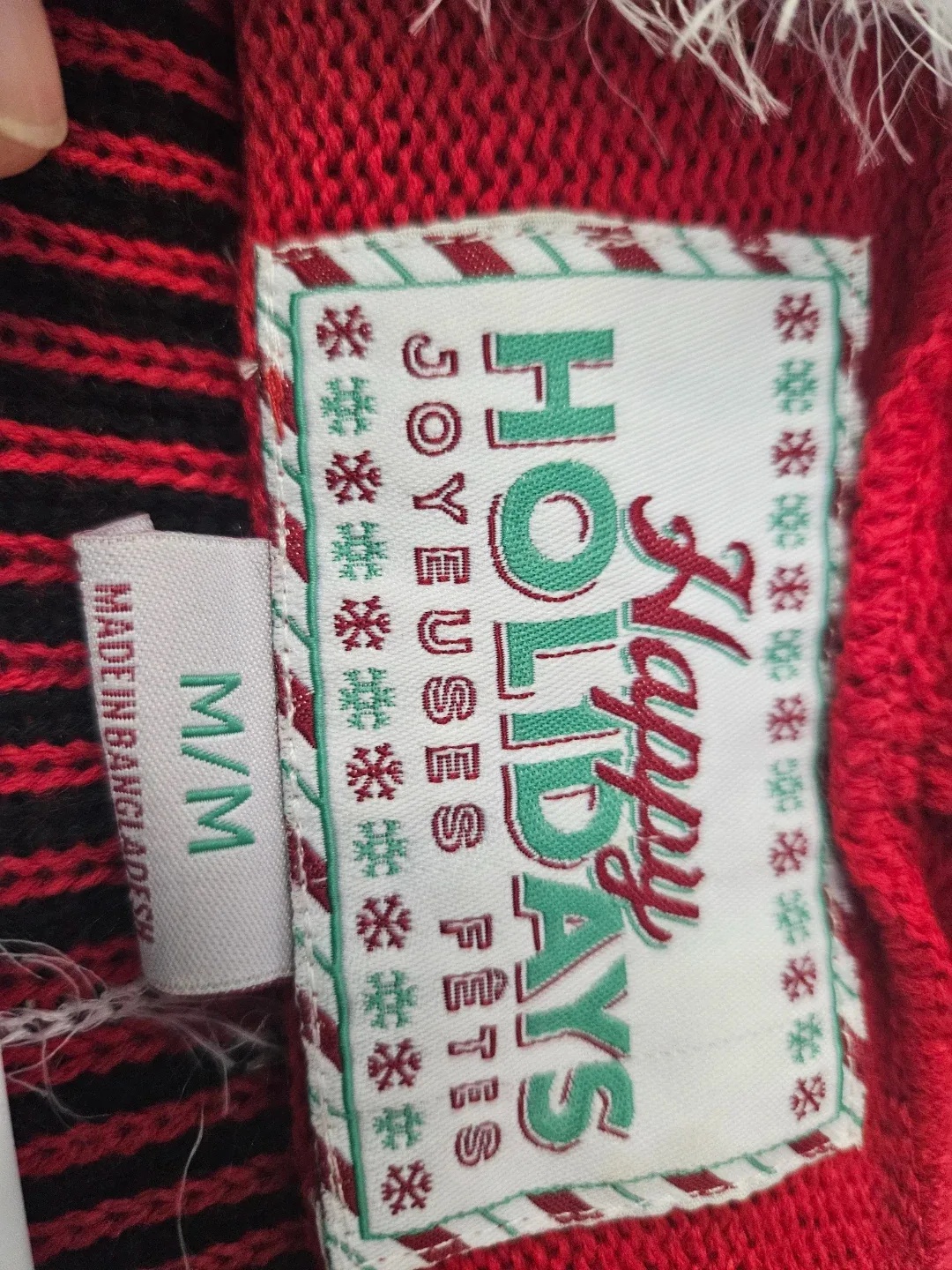 Happy Holidays Santa Sweater - Size M/M image indicator(2)