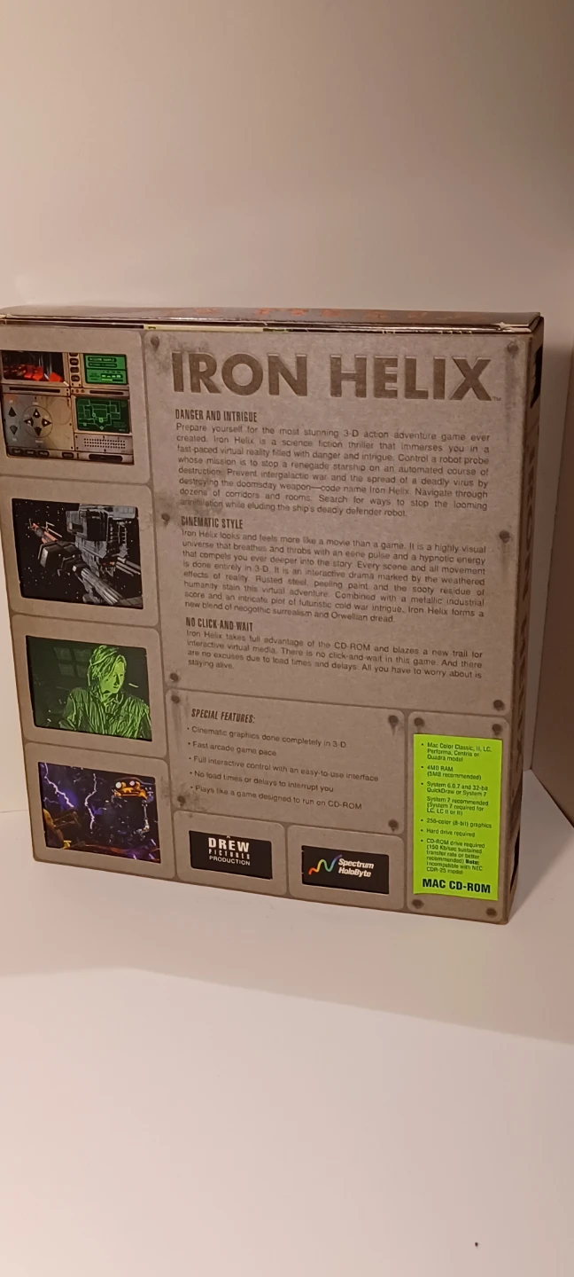 Iron Helix (1993) MAC CD-ROM Game - photo 2