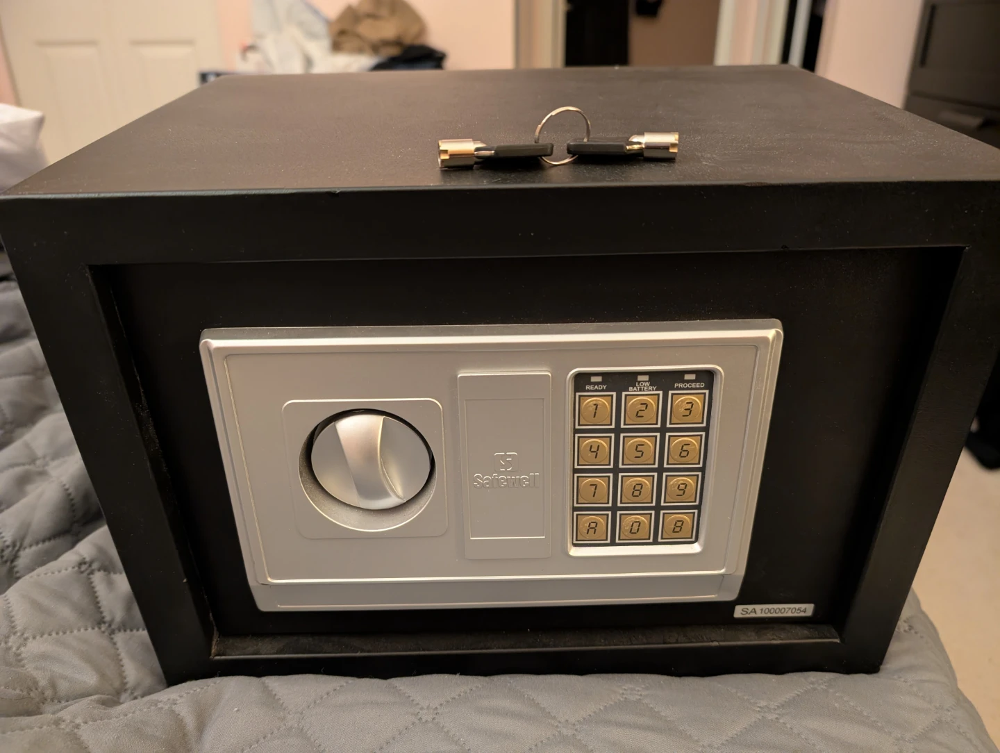 Safewell Safe Box - Black