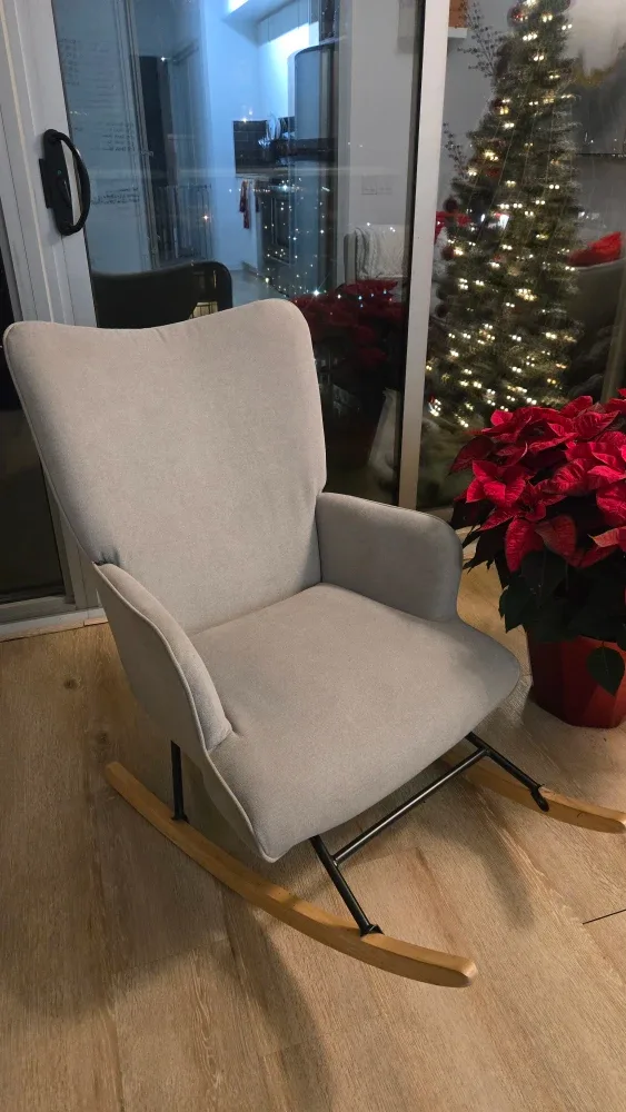Grey Rocking Chair