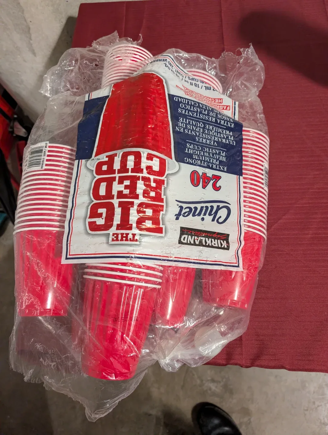 Chinet The Big Red Cup, 240 count