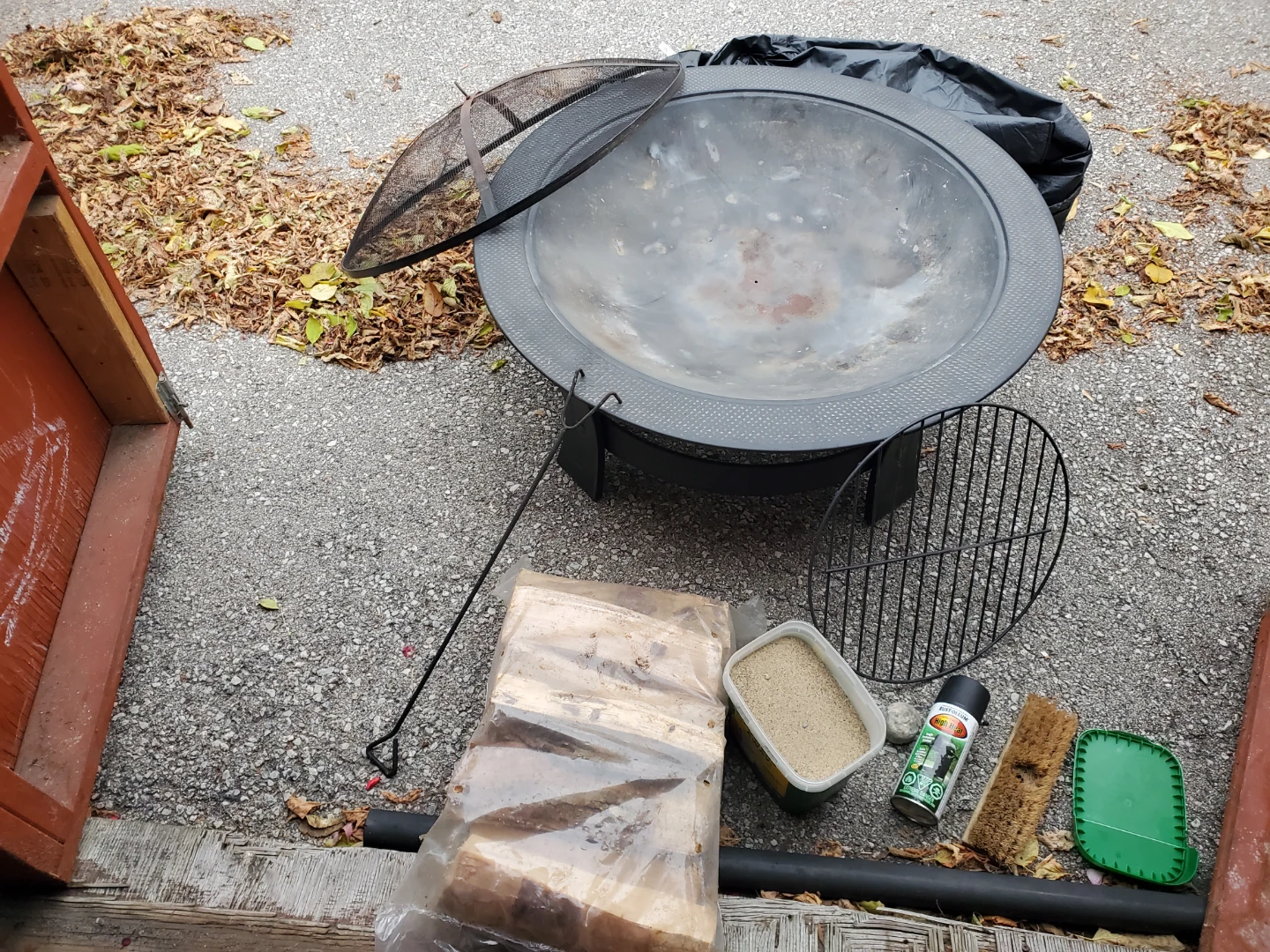 Fire Pit with Cover & Accessories🥕 - photo 5