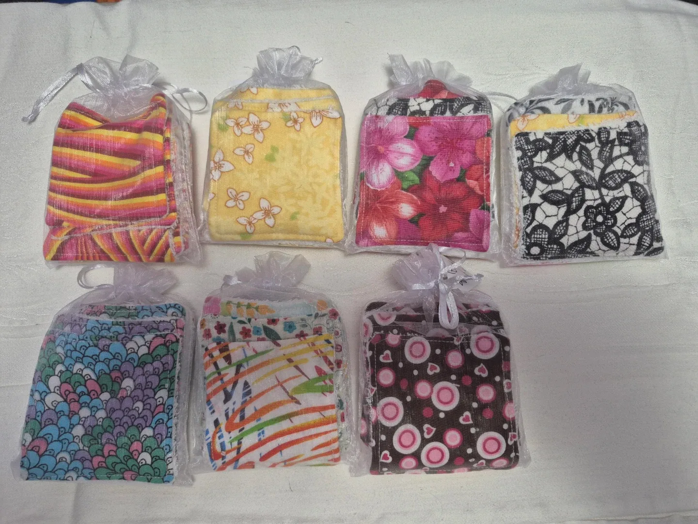 Handmade Reusable Makeup Remover Pads, price per each