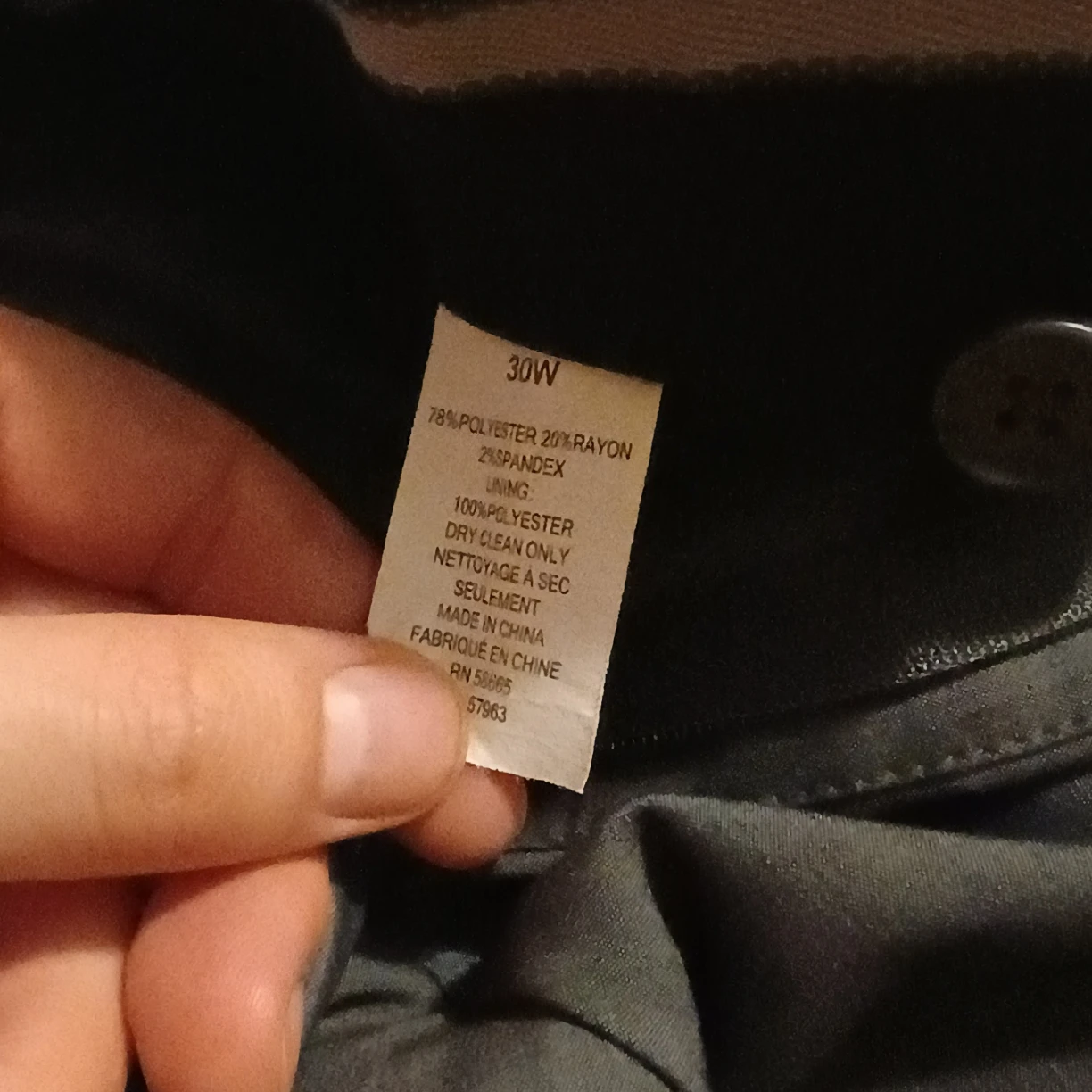 Grey Dress Pants - Size 30W - photo 2