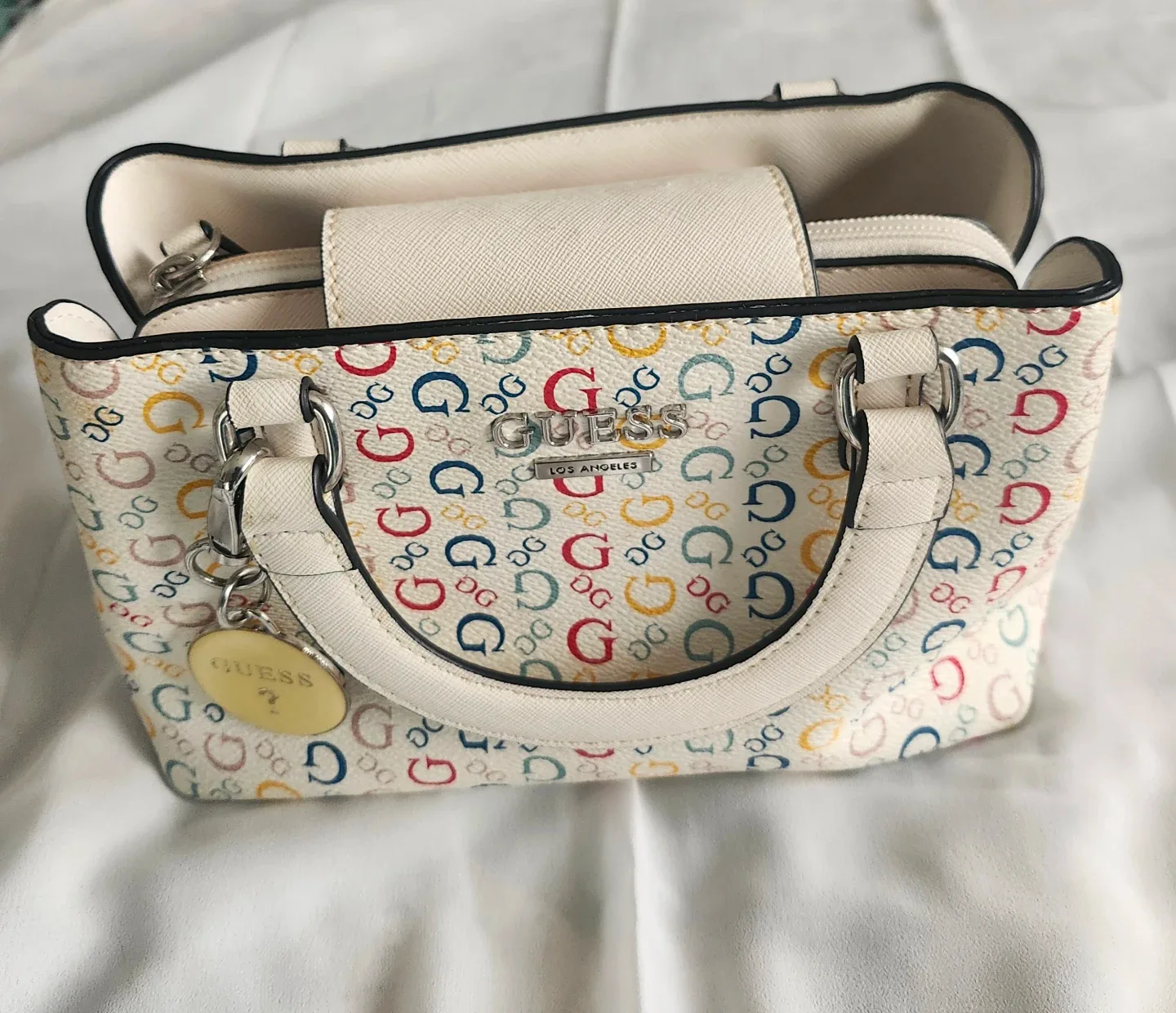 Guess Satchel Bag - Multi-coloured , like new image indicator(3)
