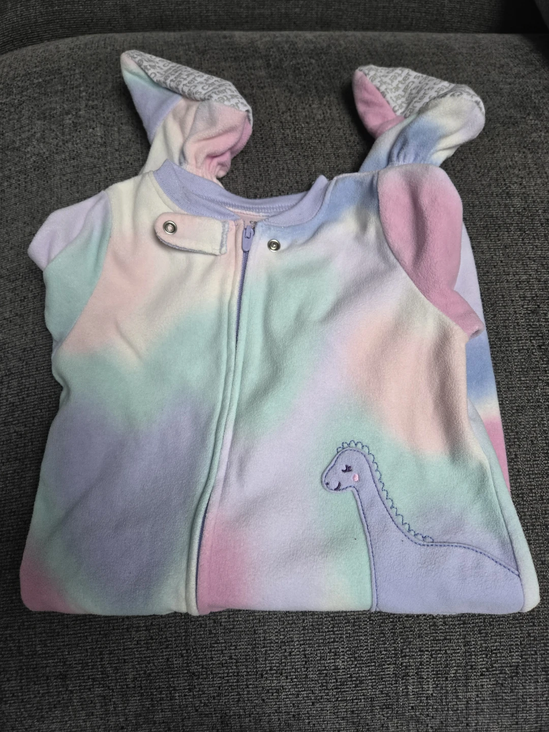 Carter's Dinosaur Tie-Dye Footed Pajamas