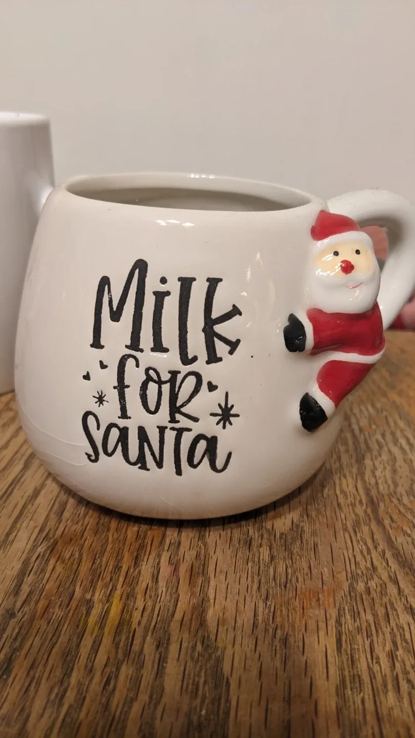 Christmas Mugs - Santa, Reindeer, Ho Ho Ho, Milk for Santa image indicator(2)