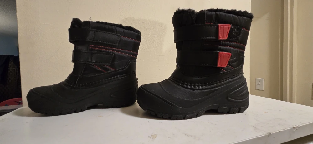 Black Snow Boots - Size 9