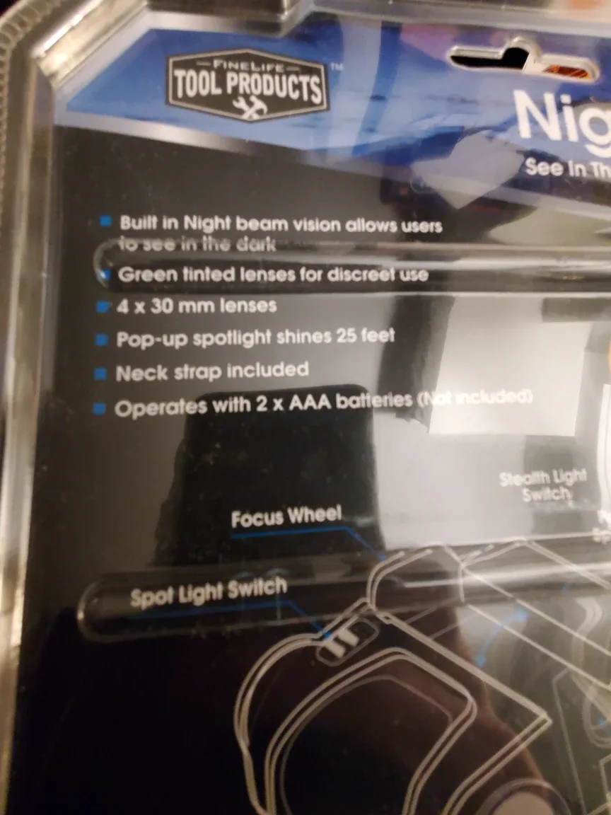 Night Scope (See in dark night beam vision) image indicator(6)