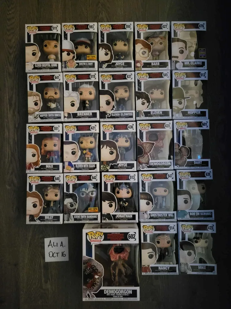 Stranger Things funko pops