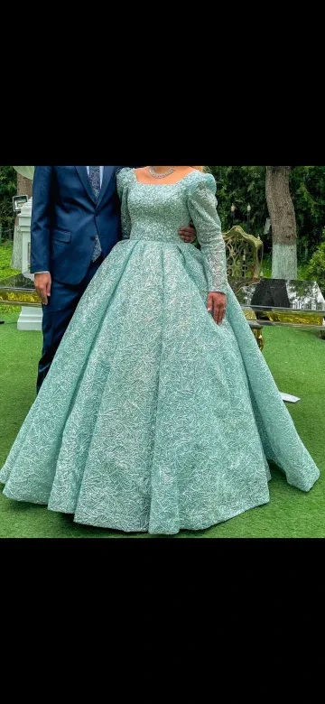 Light Blue Ball Gown