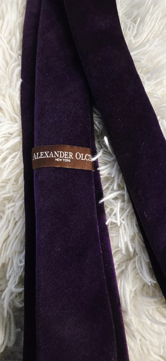 Alexander Olch New York Velvet Tie 🥕 - photo 4