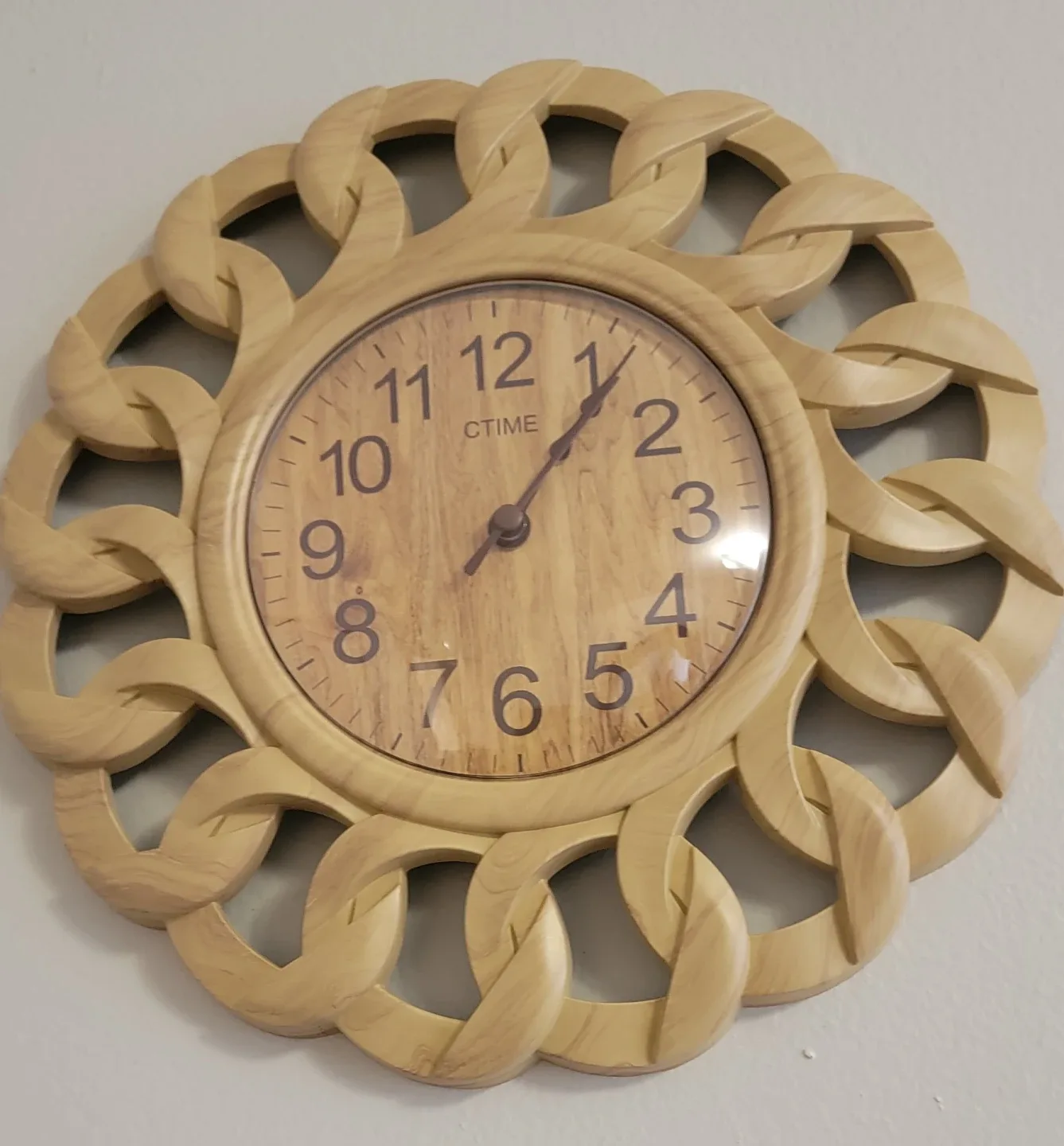 Ctime Wall Clock - Brown image indicator(3)