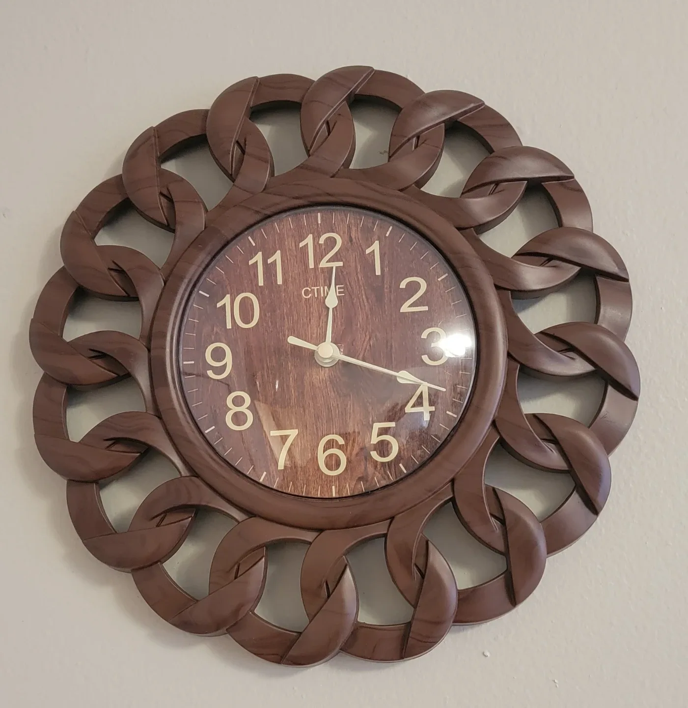 Ctime Wall Clock - Brown image indicator(4)