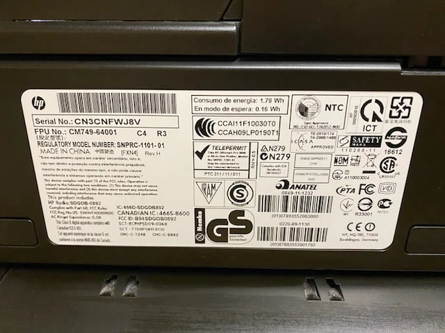 HP Officejet Pro 8600 Printer - photo 5