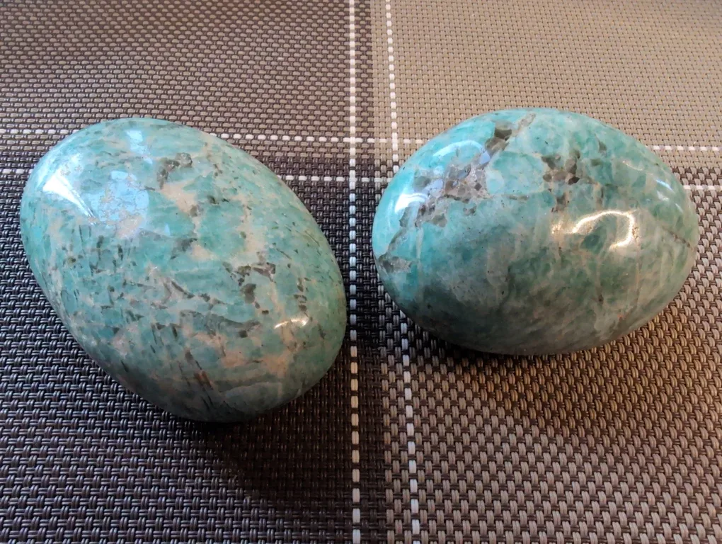 Two Beautiful Amazonite Stone