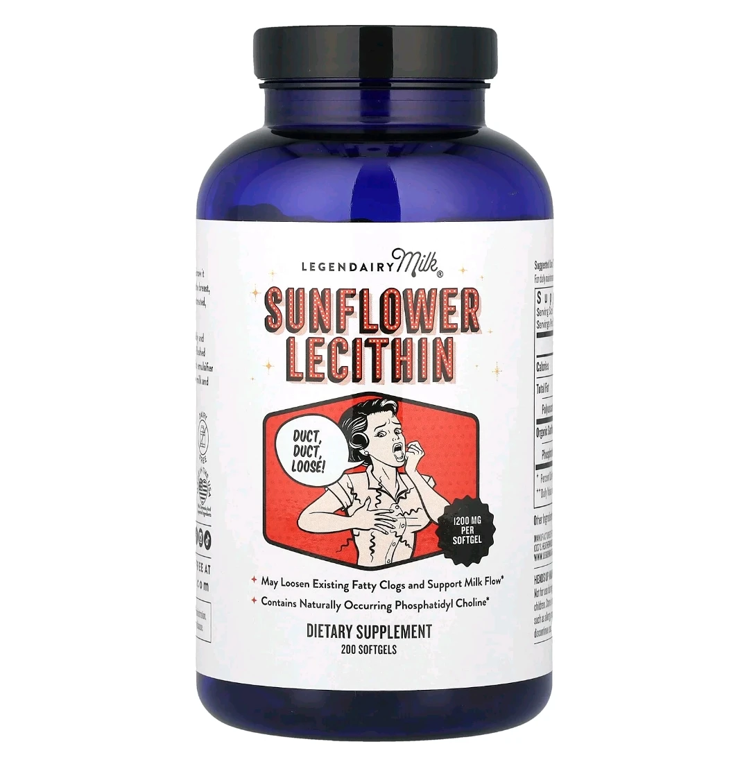 Legendairy Milk Sunflower Lecithin - 200 Softgels