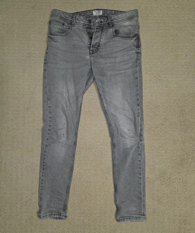 Pull&Bear Grey Denim Jeans