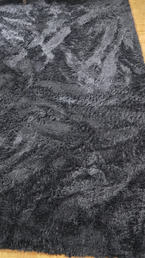 Blue Shag Rug