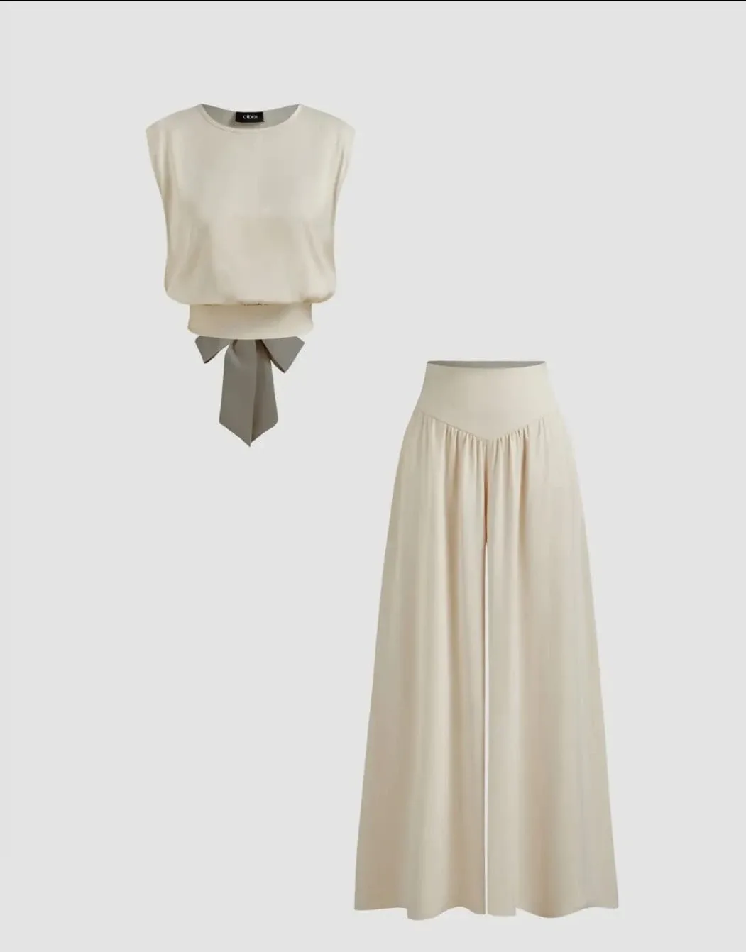 Cider Cream Two-Piece Set