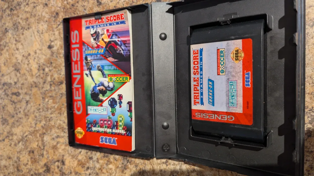 Sega Genesis Triple Score 3 Games in 1 image indicator(4)