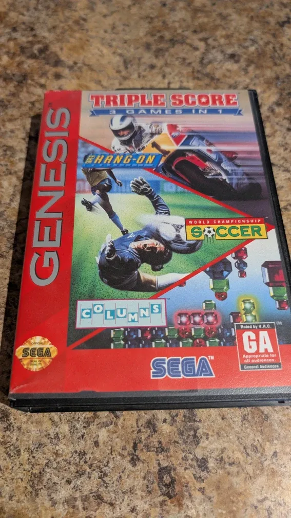 Sega Genesis Triple Score 3 Games in 1 image indicator(10)