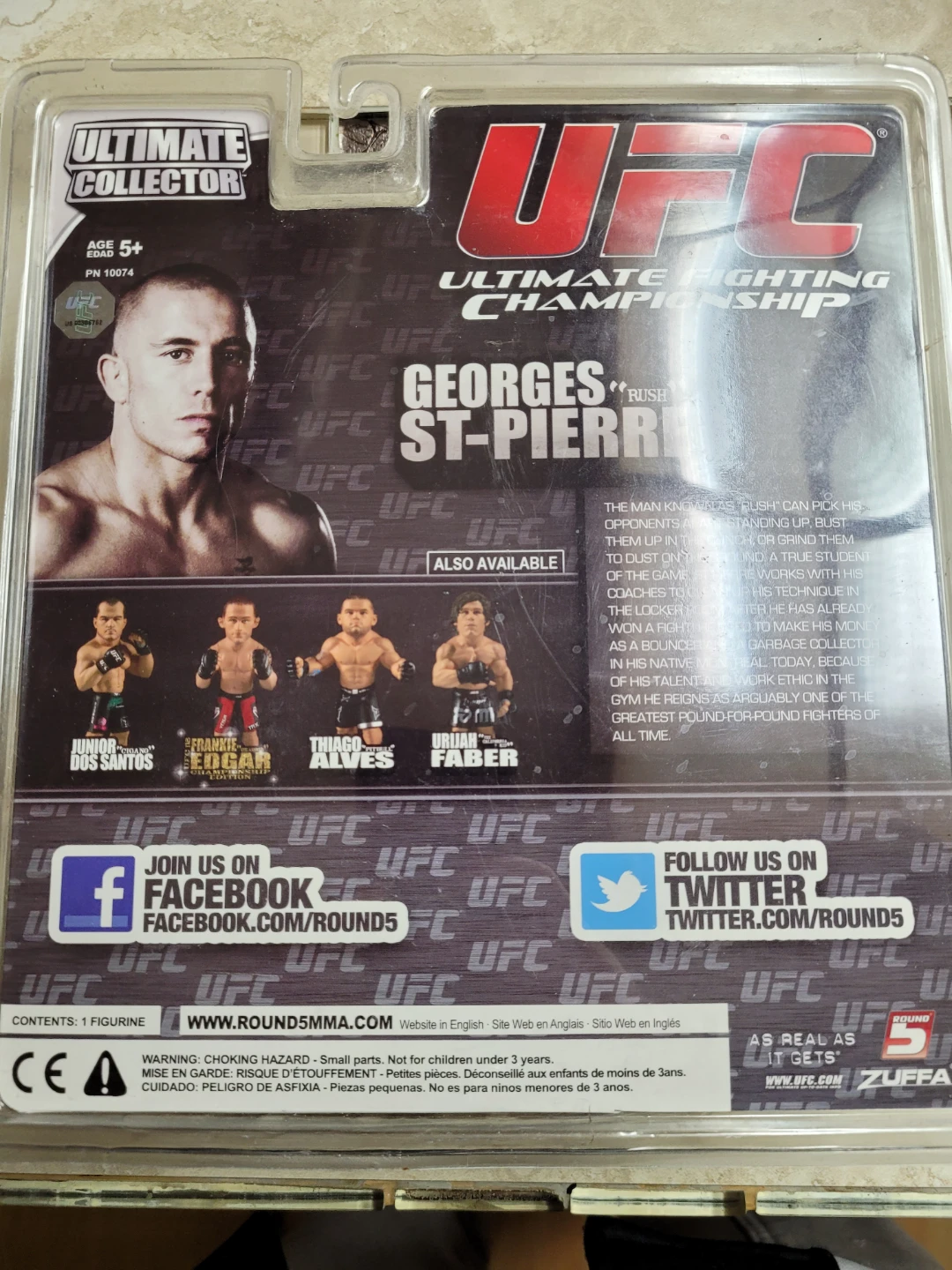 UFC Georges St-Pierre Action Figure - photo 2