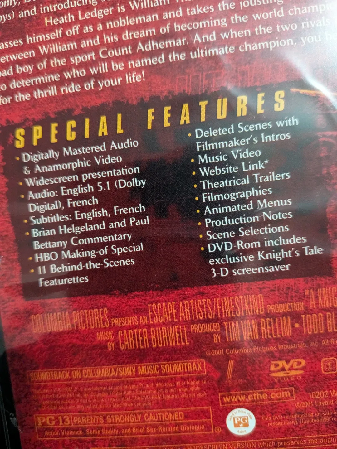 A Knight's Tale DVD - Special Edition Heath Ledger image indicator(9)