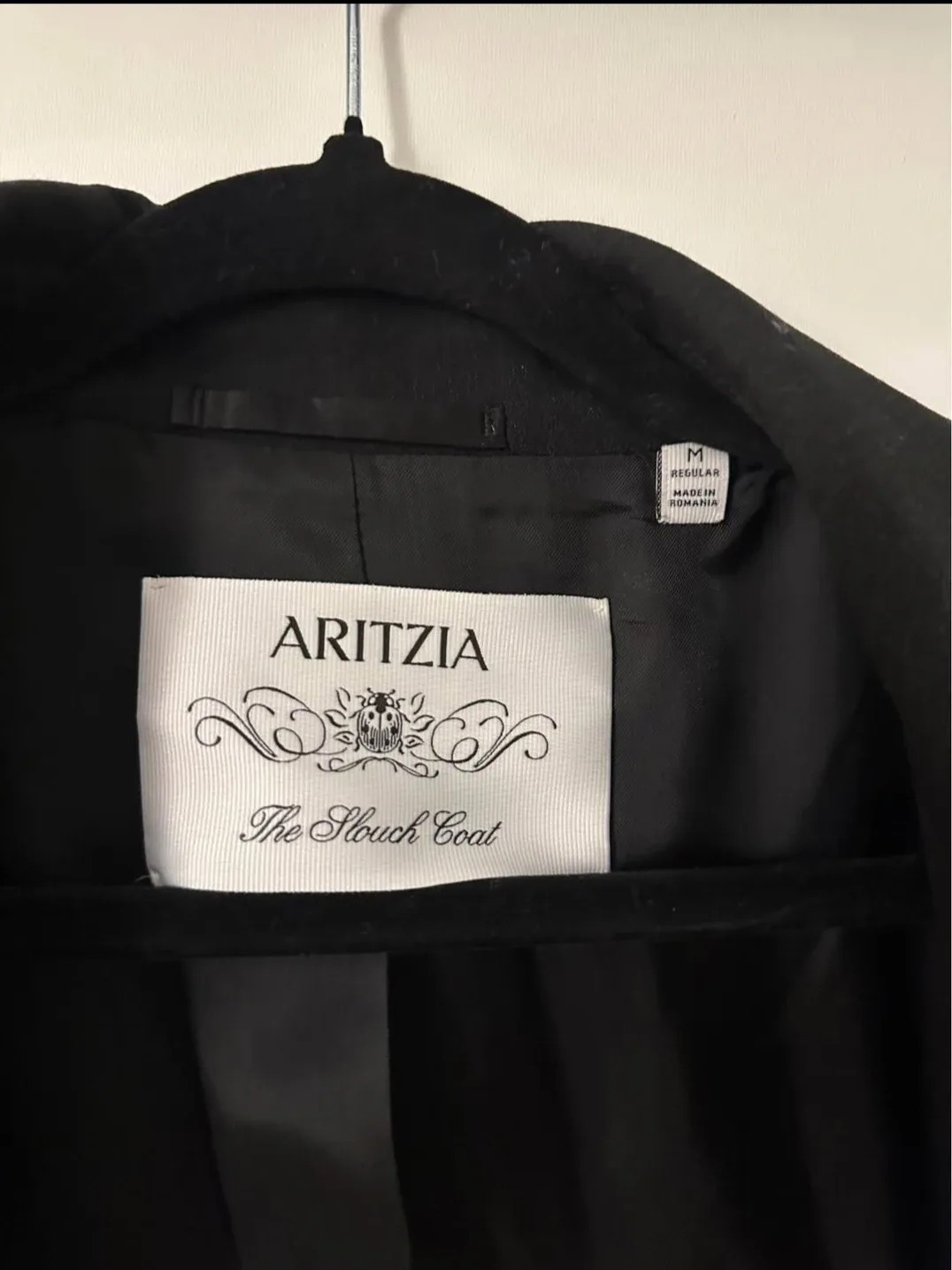 Aritzia The Slouch Coat - (Re)ssential Black - M image indicator(3)