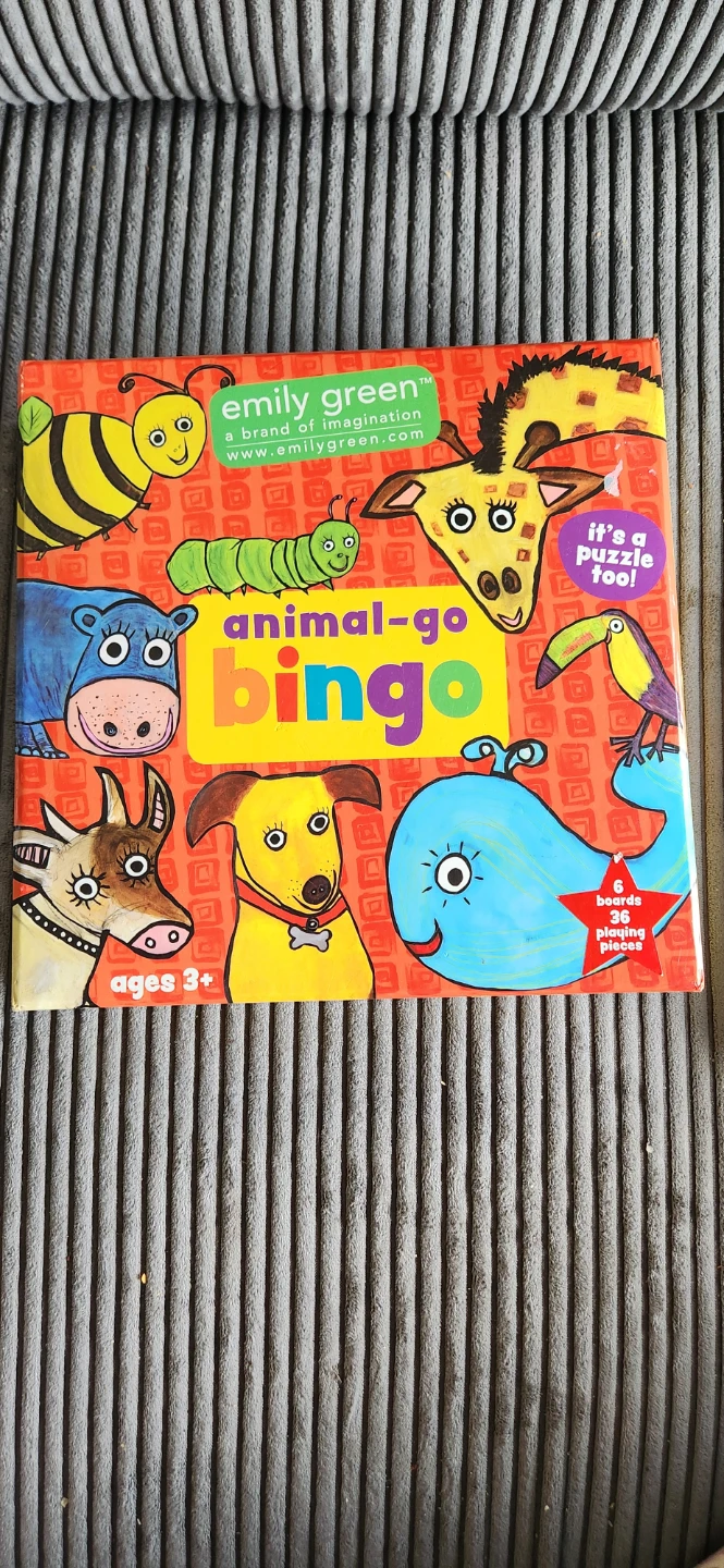 Animal bingo game 2 in 1 game