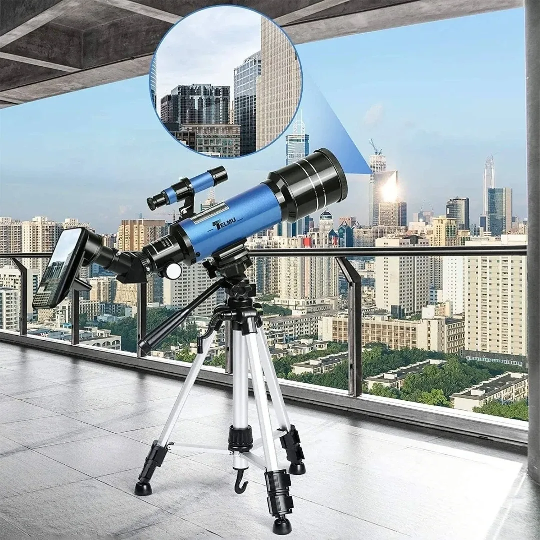 Astronomical Telescope – 70mm Refractor with Phone Adapter image indicator(2)