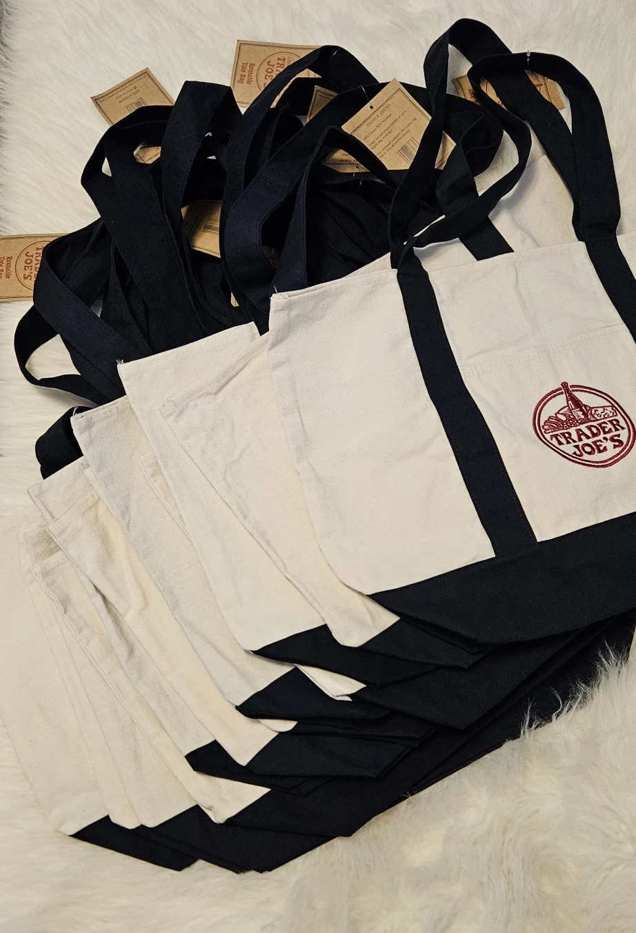 BNWT Trader Joe's Reusable Tote Bags - photo 3