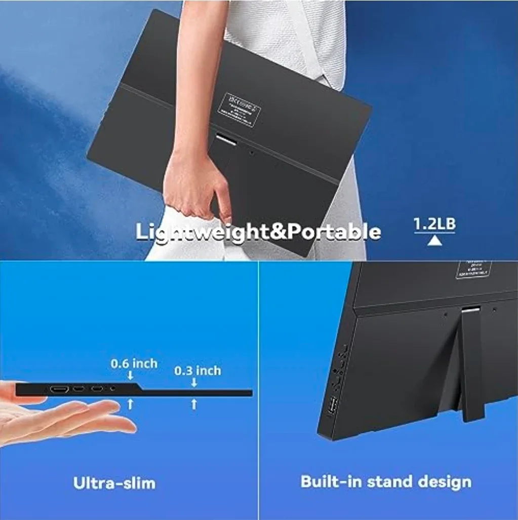 Kenowa 14 Inch Touchscreen Portable Monitor image indicator(4)