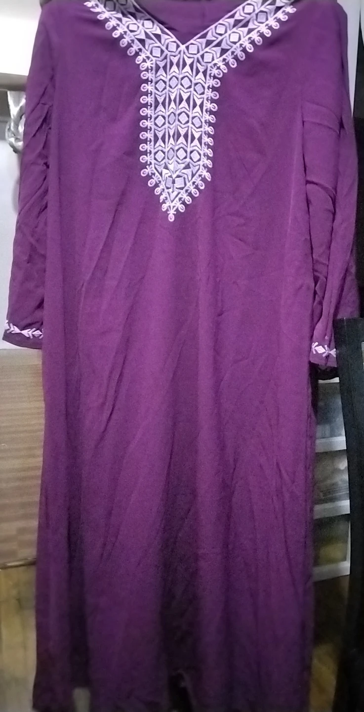 Purple Embroidered Dress 🥕