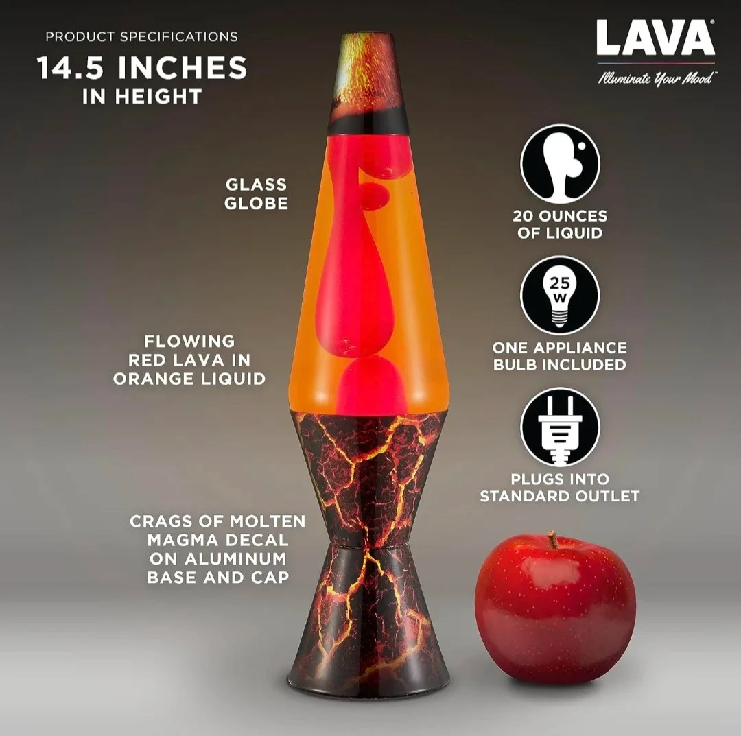 Lava Original Volcanic Crags Lamp image indicator(10)