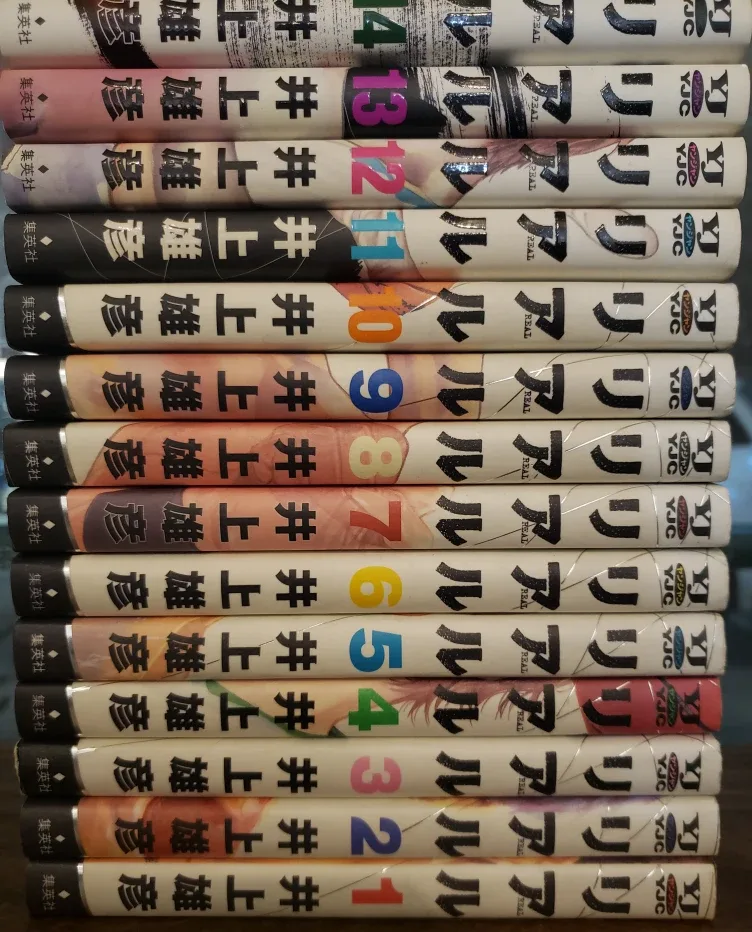 REAL by Takehiko Inoue Manga Series (Volumes 1-14)