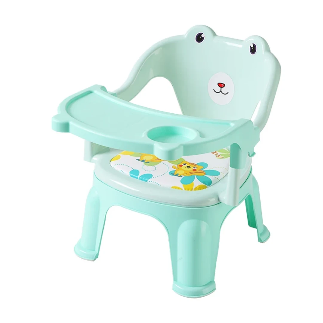 Cute Baby High Chair - Mint Green