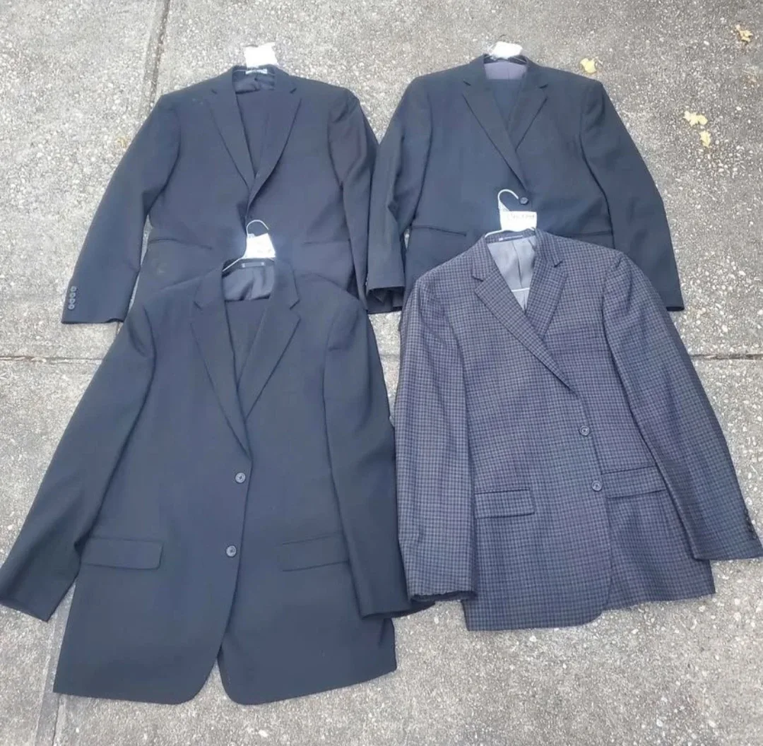 3 expensive wool suits and 1 jacket. 46 long thumbnail