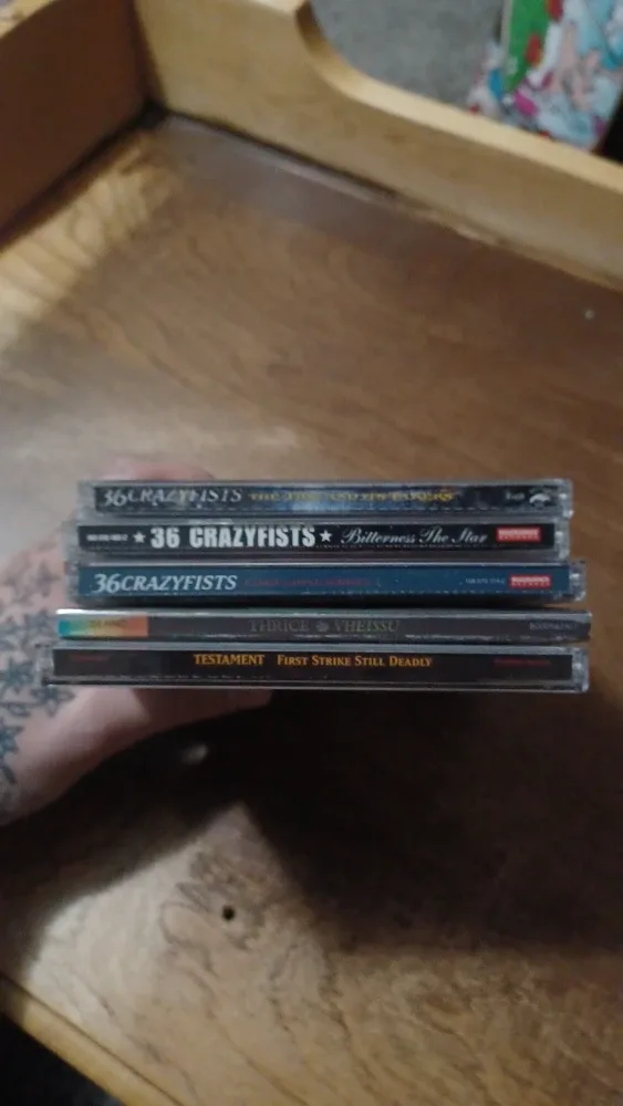 CD Bundle: 36 Crazyfists, Thrice, Testament