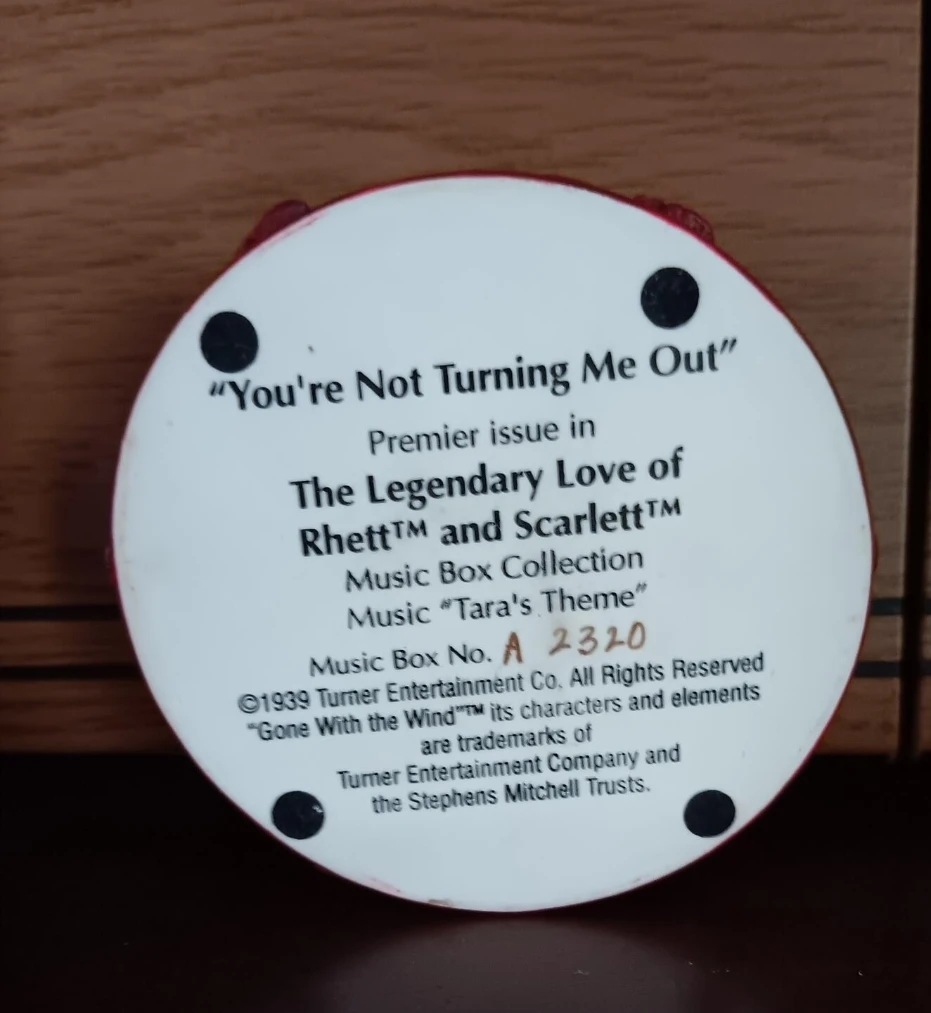 Gone With the Wind Music Box - photo 4