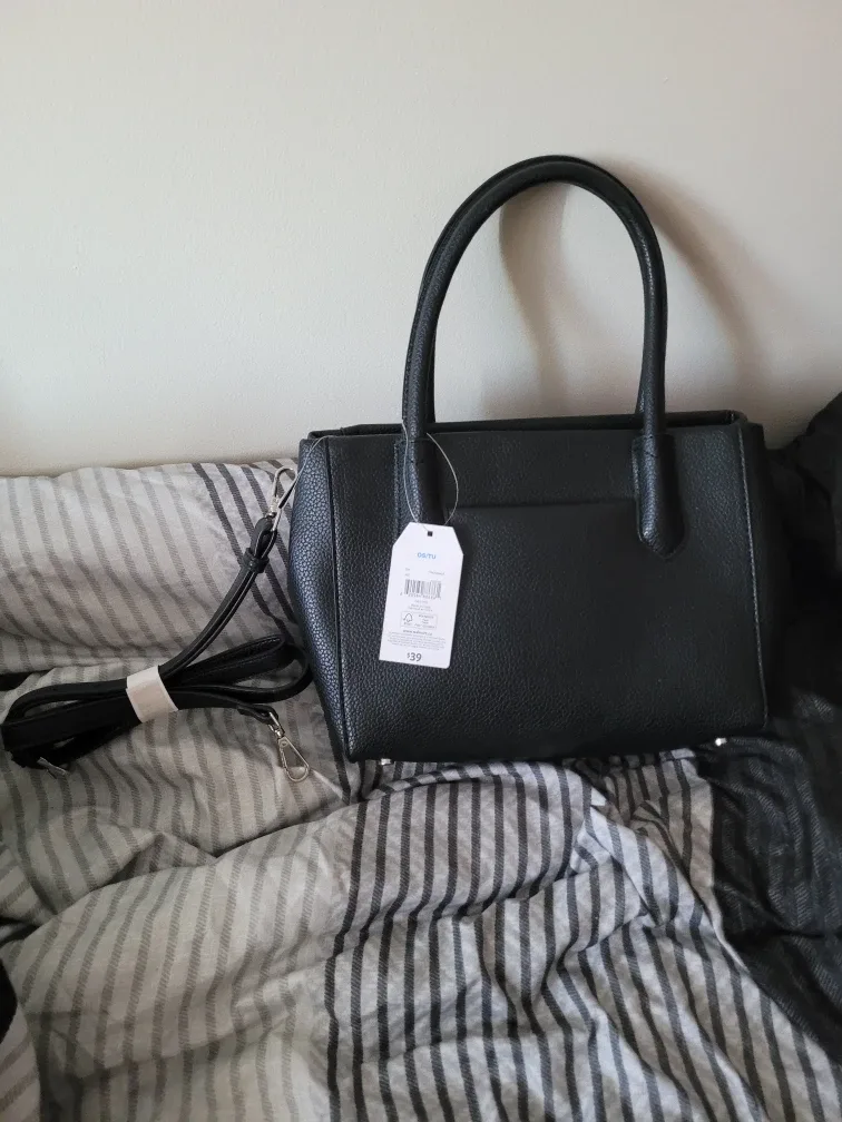 New OS/TU Black Satchel Handbag image indicator(4)