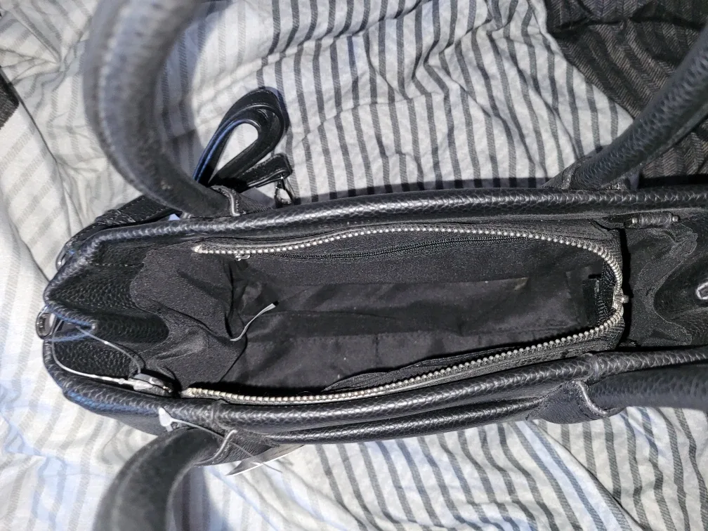 New OS/TU Black Satchel Handbag image indicator(5)