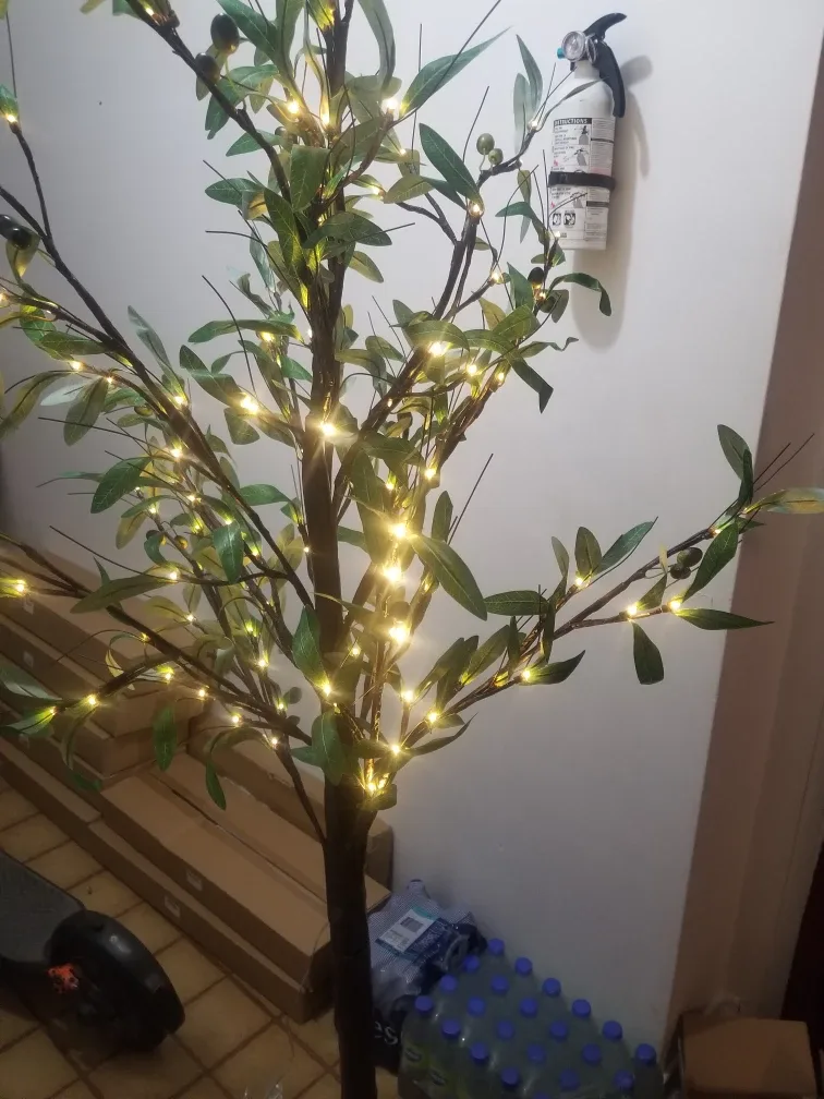 LED Olive Tree with Remote