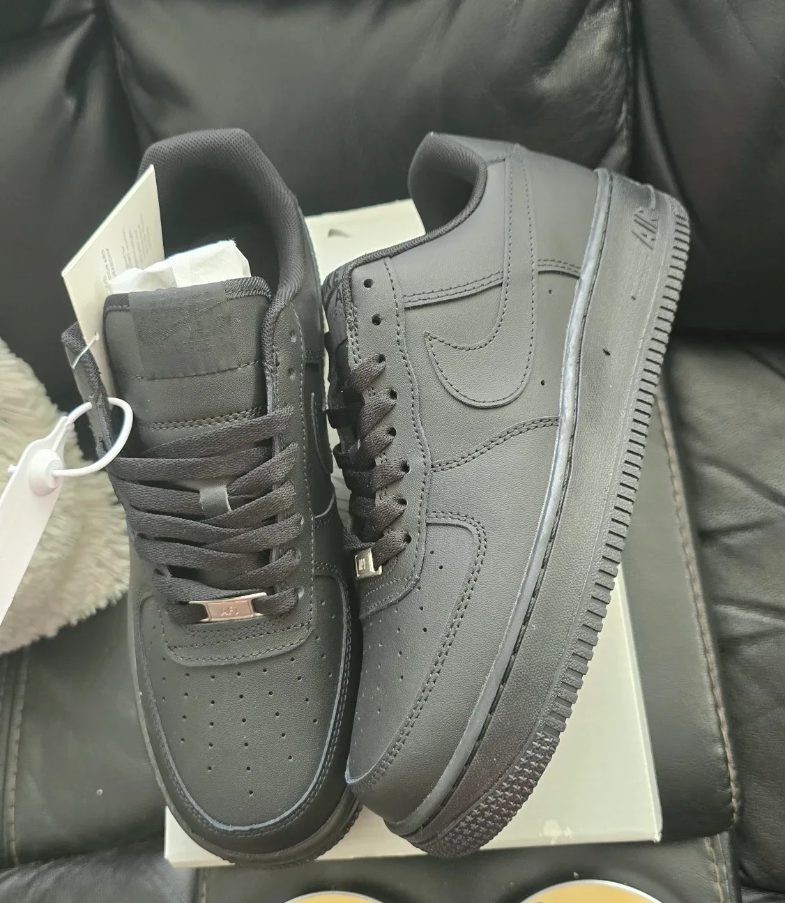 Brand new Nike Air Force All Black sneakers good for school $95