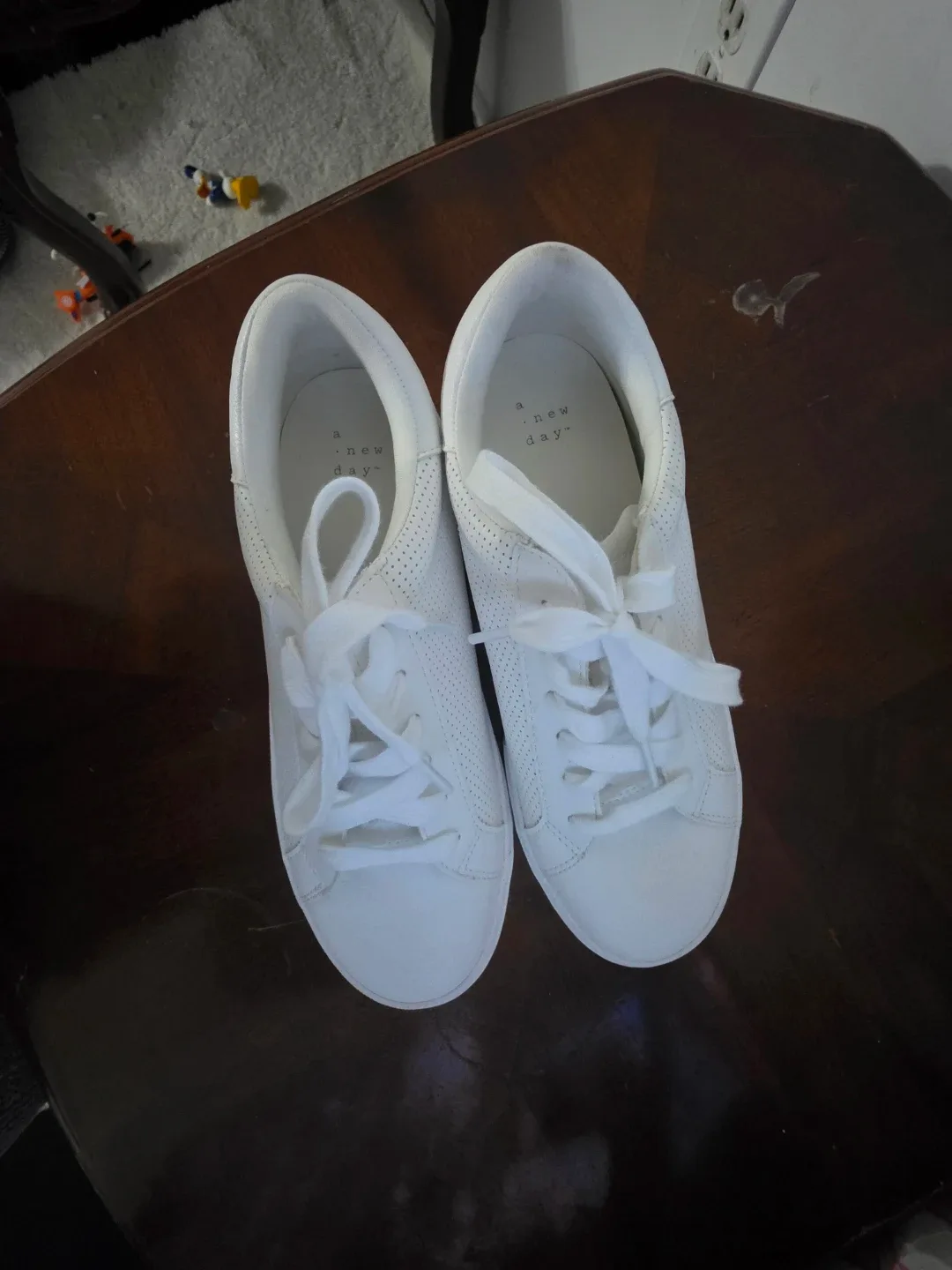A New Day White Sneakers - Size 8 image indicator(2)