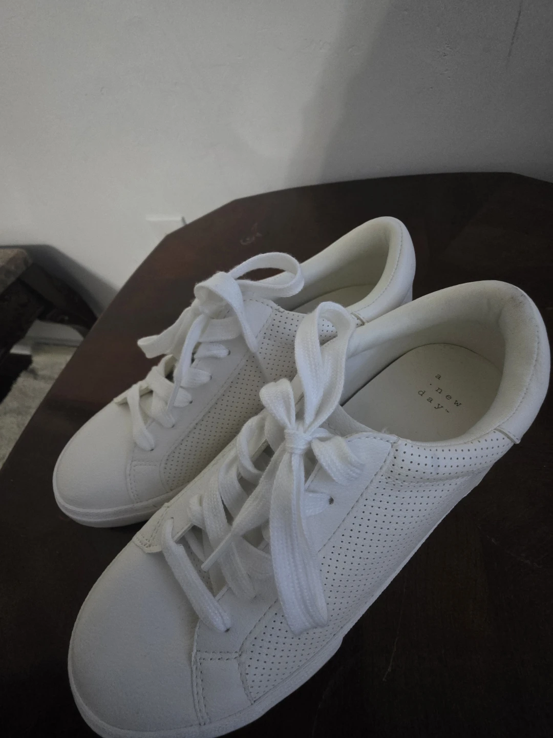 A New Day White Sneakers - Size 8 - photo 3
