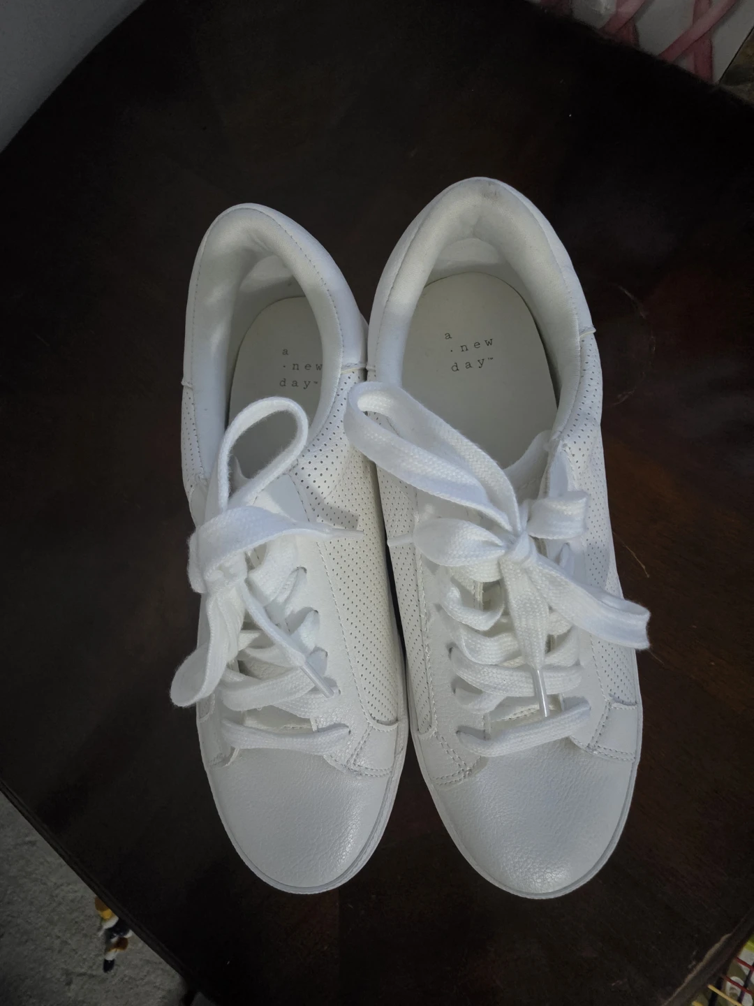 A New Day White Sneakers - Size 8 - photo 5